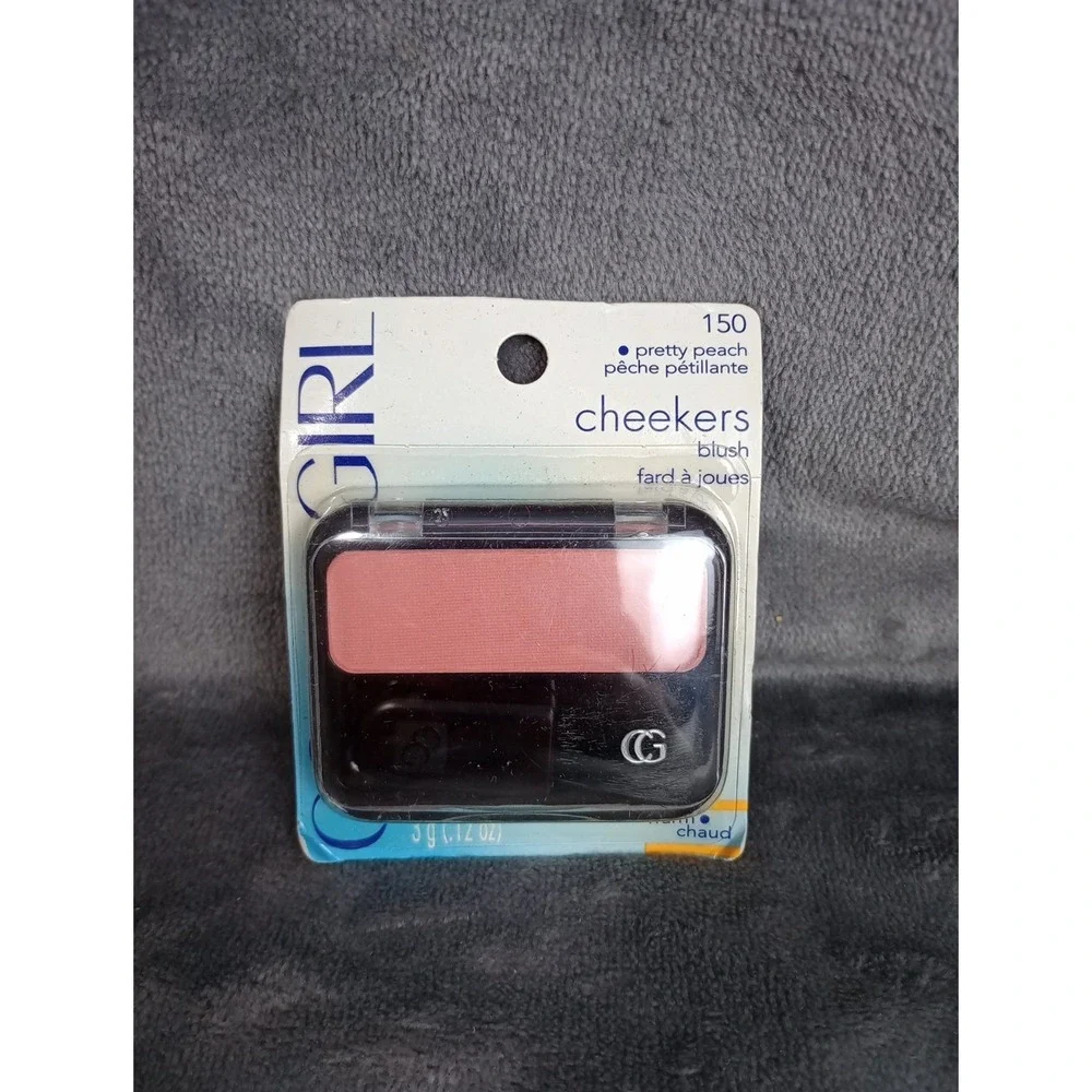 COVERGIRL Cheekers Blush Pretty Peach 150 Makeup Vintage NIB‎